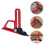 5Pièces Étape Aluminium Rouge Outil Précis Menuiserie 10