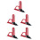 5Pièces Étape Aluminium Rouge Outil Précis Menuiserie 7