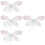 4Pièces Blanches Pour Danse Costume Fête Enfants 6