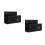 2Pièces Support Courrier Acrylique Noir Pratique Pour Bureau Et Maison 5