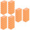 60Pièces Limes À Ongles Professionnelles Orange Pour 7