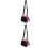 2Pcs Red Multi-Function Hamster Carrier Bag Breathable Oxford Cloth 4