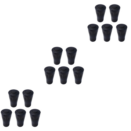 15Pièces Caches Pieds Bâtons Randonnée Caoutchouc Durables 2
