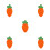 5Pièces Griffoir Chat Sisal Durable Antidérapant Orange 6