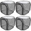 4Pcs Black Polyester Mesh Cage Foldable Insect Breeding Observation 9