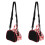 2Pcs Red Multi-Function Hamster Carrier Bag Breathable Oxford Cloth 7