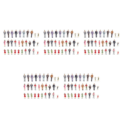 150Pièces Mini Figurines ABS Colorées Décoratives Pour Table Sable 2