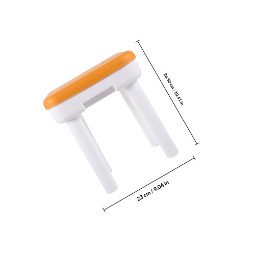 Yellow Kid Step Stool Plastic Sturdy Stool for Home 1