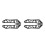 2Pairs Durable Aluminum Motorcycle Windshield Stabilizer Bracket Black 7