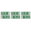 Stickers Sortie Papier Vert Clair Usage Extérieur 3