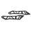 2Pairs Durable Aluminum Motorcycle Windshield Stabilizer Bracket Black 2