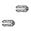 2Pairs Durable Aluminum Motorcycle Windshield Stabilizer Bracket Black 6