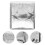 2Pcs Automatic Opening Silver Stainless Steel Box Protector 9