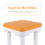 Yellow Kid Step Stool Plastic Sturdy Stool for Home 5