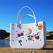 Bag Charms for BoggBag - 6pcs Universal Size Bag Charms - 6 Inch Beach Bag Bits Accessories Inserts Beach Casual Outdoor