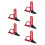 5Pièces Étape Aluminium Rouge Outil Précis Menuiserie 6