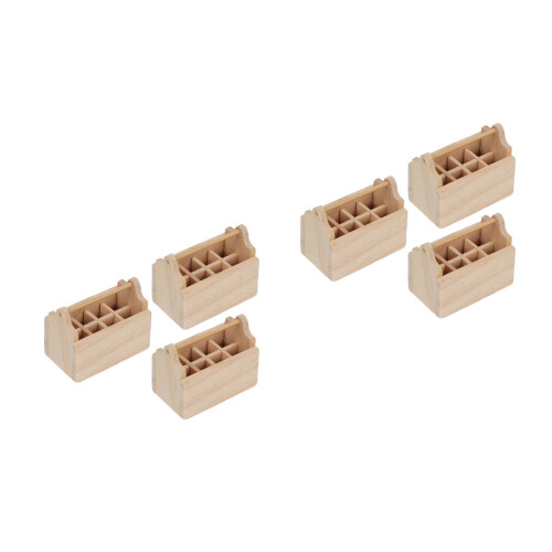 6St Mini Toolbox Model Khaki Voor Creatieve Mini Decoratie 2