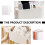 1Pièces Rangement Murale Pour Accessoires Bébé Lingettes En Orange 3