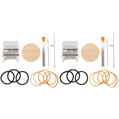 2Ensembles Mini Métier À Tisser Kit DIY Tricot 1