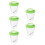 5Pièces Conteneurs Plastique Verts Observation D'insectes Loupe 3