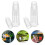 4Pièces Embouts De ABS Transparente Pour Jardin 8