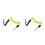 2St Gele Canoe Leash Met Duurzame Zinklegering En Elastisch Tpu 6