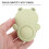 4St Deurstop Antiklem 37Mm ABS PVC Lichtgroen 7