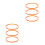 6Pièces Bandes En Orange Légères Pour Machine À 6