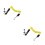 2St Gele Canoe Leash Met Duurzame Zinklegering En Elastisch Tpu 4
