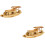 2St Lichtbruine Houten Boot Desktop Ornament Creatief 7