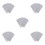 50Sheets Self Adhesive Silver Scratch Off Stickers for Party Games 8