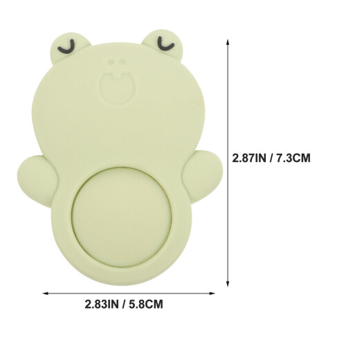 4St Deurstop Antiklem 37Mm ABS PVC Lichtgroen 1