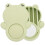 4St Deurstop Antiklem 37Mm ABS PVC Lichtgroen 8
