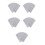 50Sheets Self Adhesive Silver Scratch Off Stickers for Party Games 9