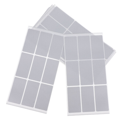 50Sheets Self Adhesive Silver Scratch Off Stickers for Party Games 1