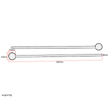 2Paren Paar Kids Percussie Sticks Rubber Hoofd Muziekspelen