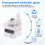 BMG Transparent Extruder for Chiron Vyper, 3D Printer Accessory 3D Printer Transparent Extruder 4