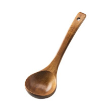 1 Cuchara Sopera de Madera de Gran Capacidad para Cocina, Utiliza una Cuchara para Cocinar una Alta Temperatura, Cómoda y Duradera A