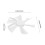 4St Witte Plastic Ventilatorbladen Voor Rv Ventilator Zomervervanging 11