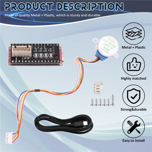 3D Hollow Clock Kit 3D Printing Models Kit Magnetic Hour Hand Control High Quality Clock Face DIY Kit for 3D Printer 1