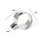 For  51MM Alloy Bottomless Handle  Double Ear Accessory Coffee Machine Accessories with Filter Basket 6