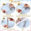 20 Pcs Beadable Keychains Bars, Metal Beaded Keychain Bar, Blank DIY Keychains for Beads Beaded Keychain Making Kit 4