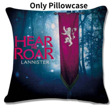 (Hear Me Roar) Of Thrones Game Family Badge Cotton Linen Pillow Cases Decoration Cushion Covers