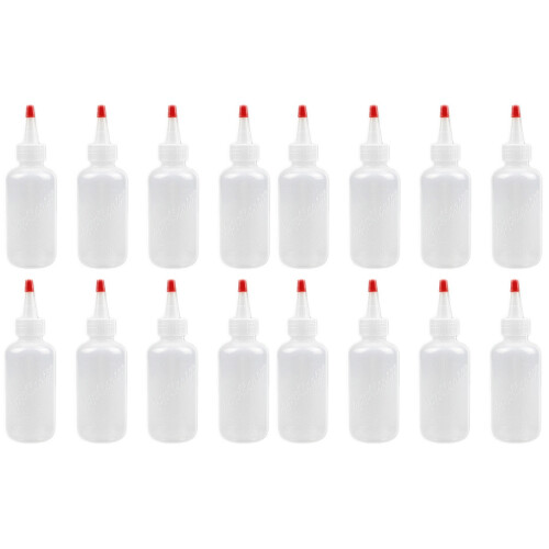 16Stk Weiß Tippflasche Squeeze Flasche Kunststoff Dosierhilfe 1