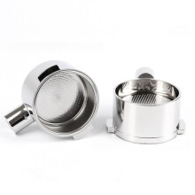 Pour 51MM Alliage Poignée Sans Fond Tête Double Oreille Accessoire Machine à Café Accessoires avec Panier Filtre