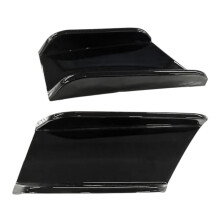 Auto Frontstoßstange Seitensplitter Spoiler Canards Zierleiste für 4er G22 G23 M Sport 2020+ Schwarz Glänzend