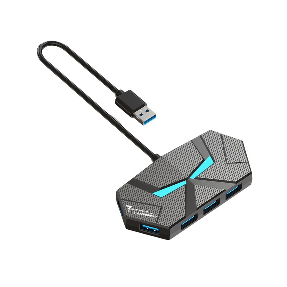 Photos - Laptop Bag 7 USB 3.0 Type C HUB Expander 5Gbps High Speed OTG Adapter Docking Station for Laptop Hard Drive Mouse Keyboard B