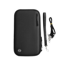 Travel Wallet Passport Card Holder Crossbody Shoulder Organizer Bag Abroad Ticket Document Protection Cover