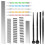 Polymer Clay Tools, 14st Flexible Polymer Clay Tissue Blade Set för DIY Cut Shaping Skulptering 1