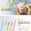 Polymer Clay Tools, 14Pcs Flexible Polymer Clay Tissue Blade Set for DIY Cutting Shaping Sculpting 5